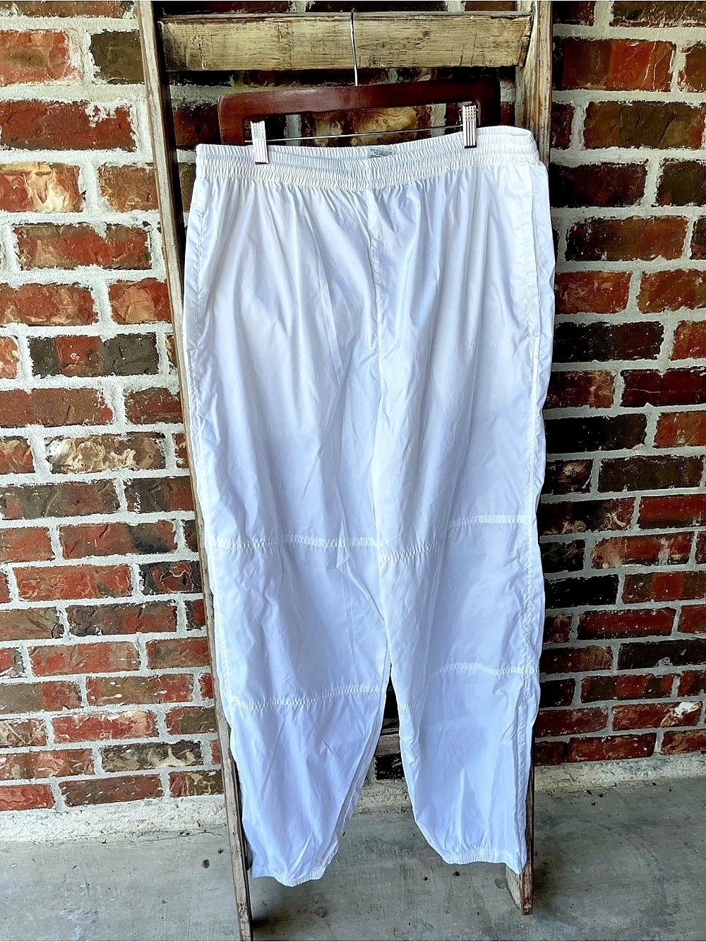 Foot Locker White Track Pants Size Large